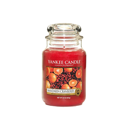YANKEE CANDLE Large Jar Mandarin Cranberry 623g