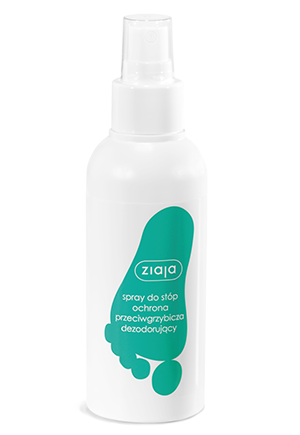 ZIAJA Spray do stóp ochrona przeciwgrzybicza dezodorujący 100ml