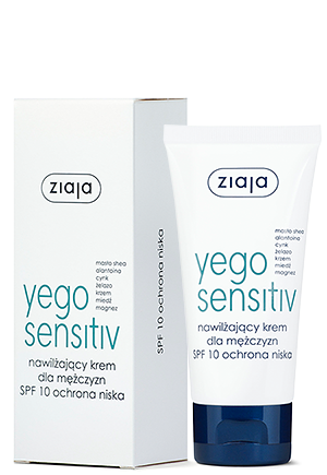 ZIAJA Yego Sensitiv krem nawilżający spf 10 50ml